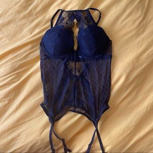 Black Lace Lingerie Top